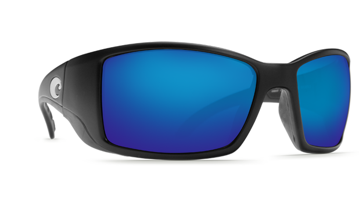 Costa Del Mar Blackfin Blue Mirror Matte Black Frame