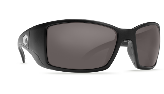 Costa Del Mar Blackfin Gray 580P Matte Black Frame