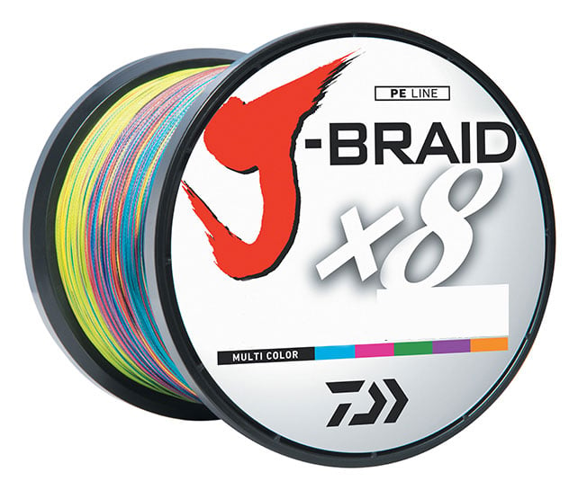 Daiwa J-Braid Fishing Line 30lb x 1500yd Multi Color