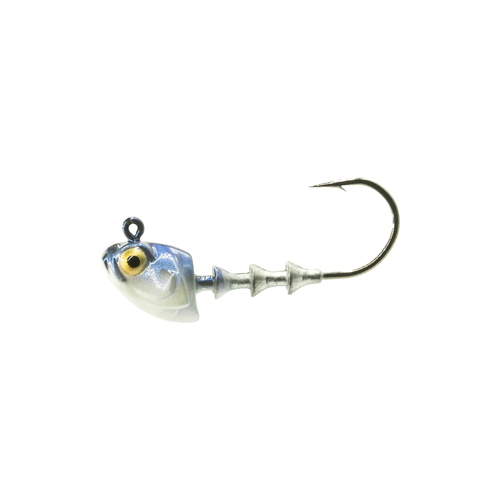 6th Sense Finesse Swimbait Jig Head 3/8oz. 1/0 3pk Baby Shad