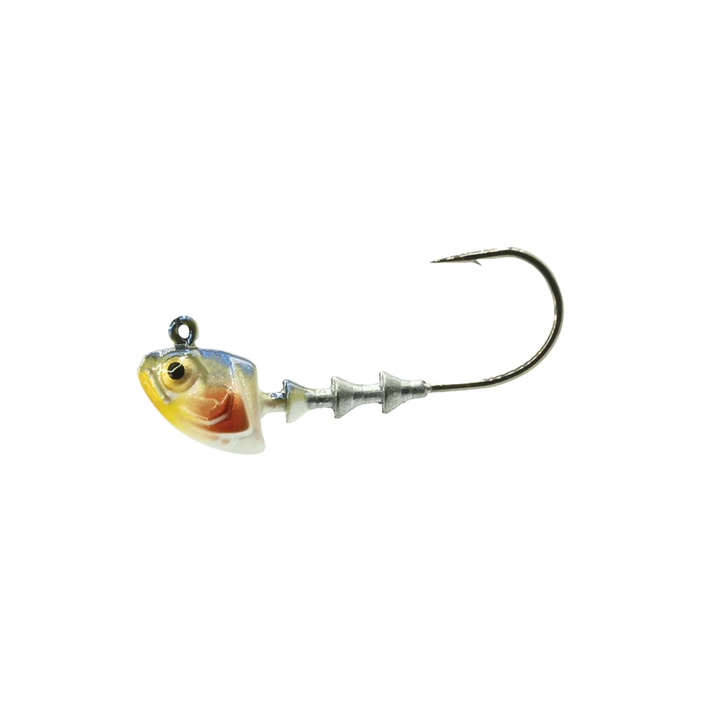 6th Sense Finesse Swimbait Jig Head 3/8oz. 1/0 3pk Perch Gill