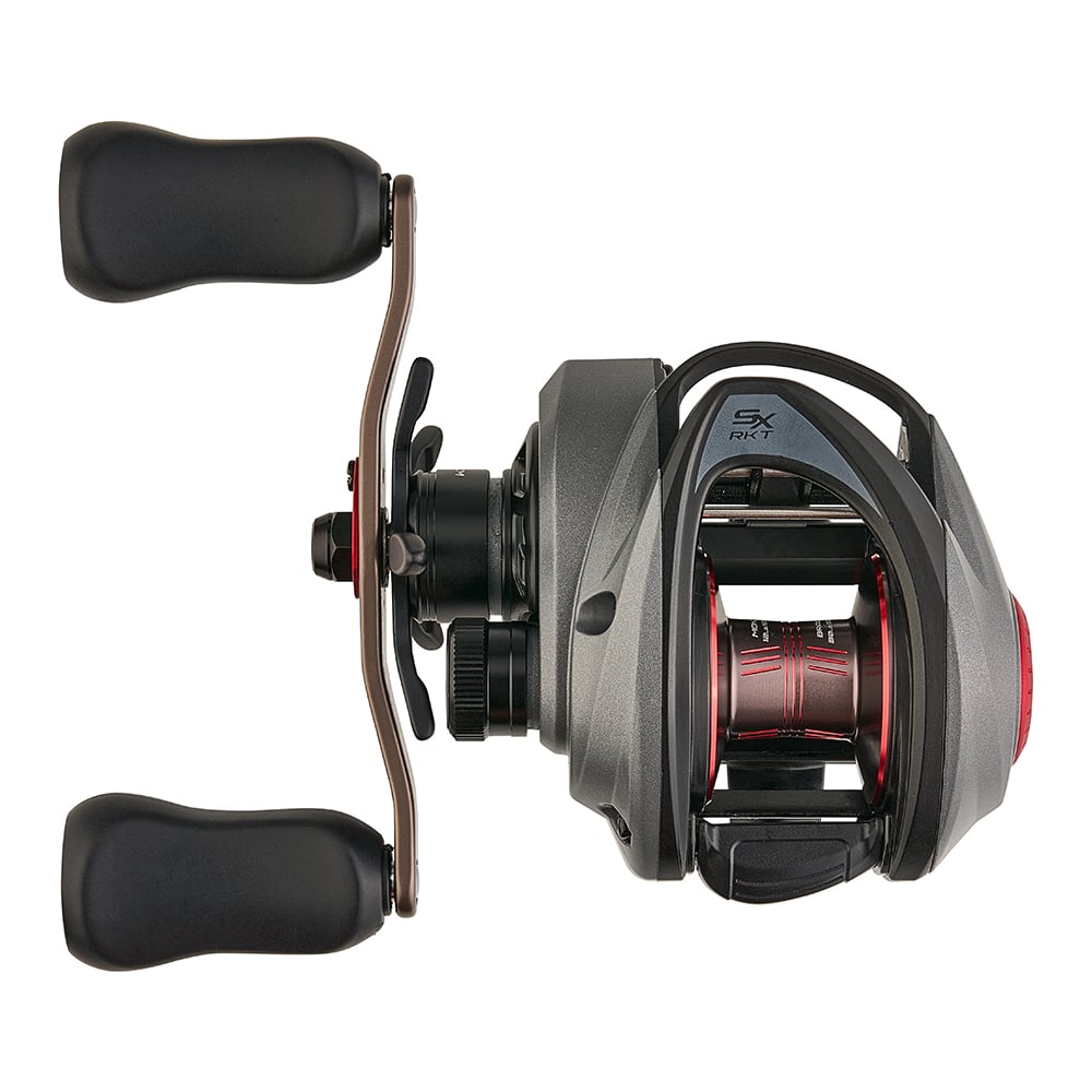 Abu Garcia Revo SX RKT LP Casting Reel Left Hand Top Down