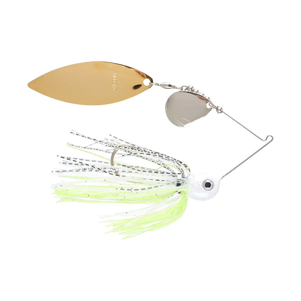 Accent Jacob Wheeler Ol Big Spinnerbait 1oz. Spot Remover Colorado Willow Silver/Gold