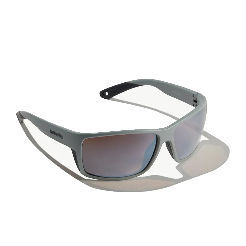 Bajio Sunglasses Bales Beach Gray Matte Silver Mirror