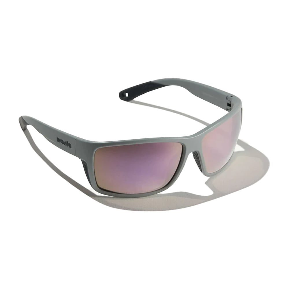 Bajio Sunglasses Bales Beach Gray Matte Rose Mirror