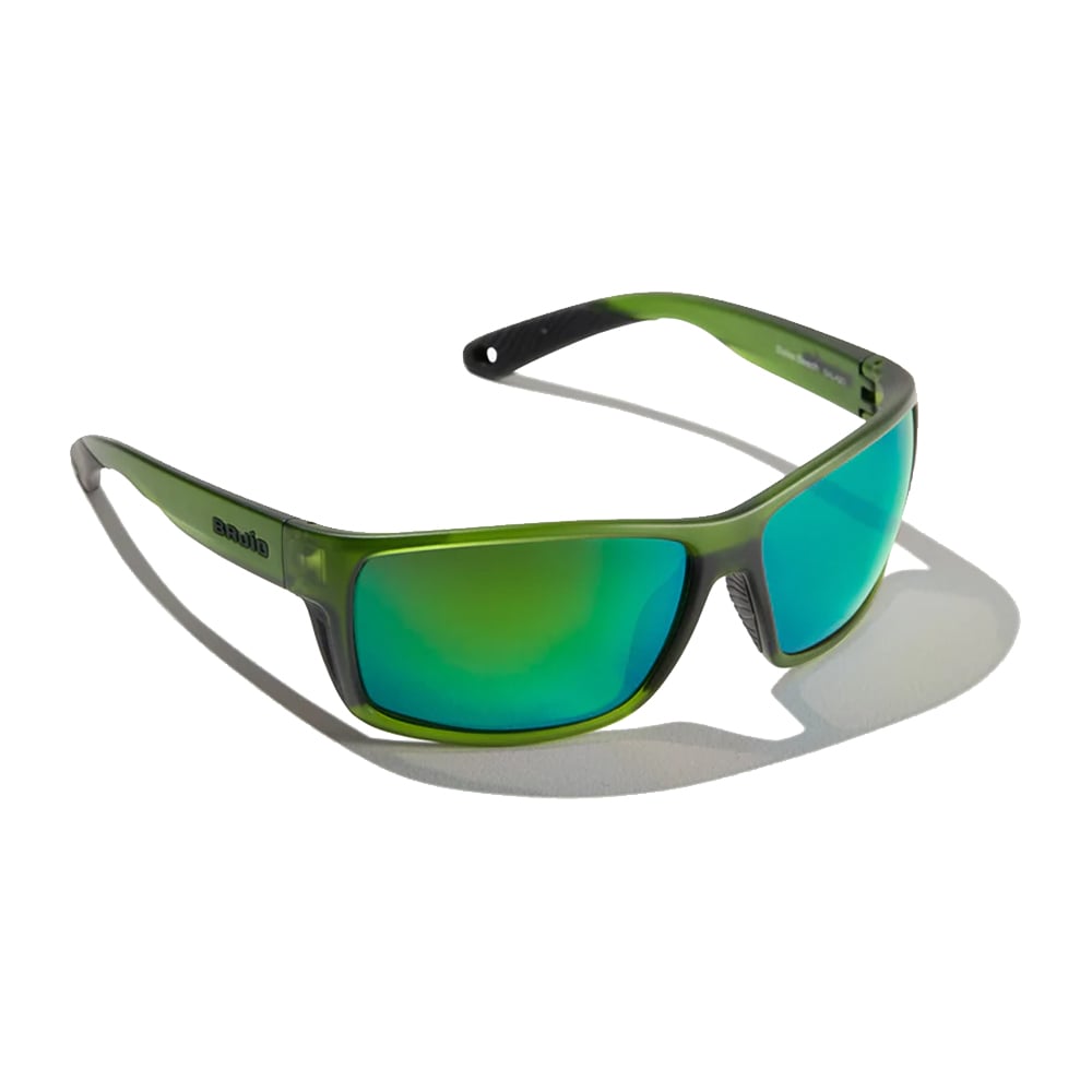 Bajio Sunglasses Bales Beach Green Cerveza Matte Green Mirror Polycarbonate Profile