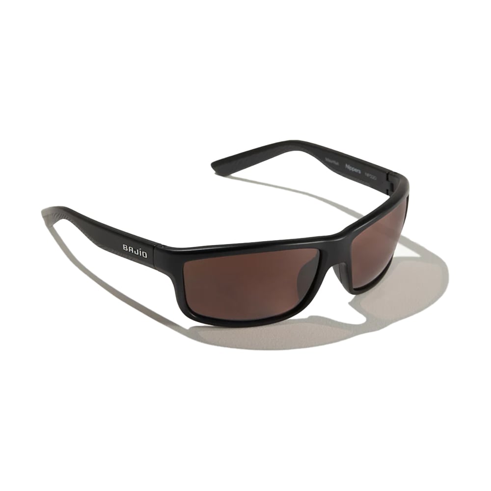 Bajio Nippers Sunglasses Black Matte Frame with Copper