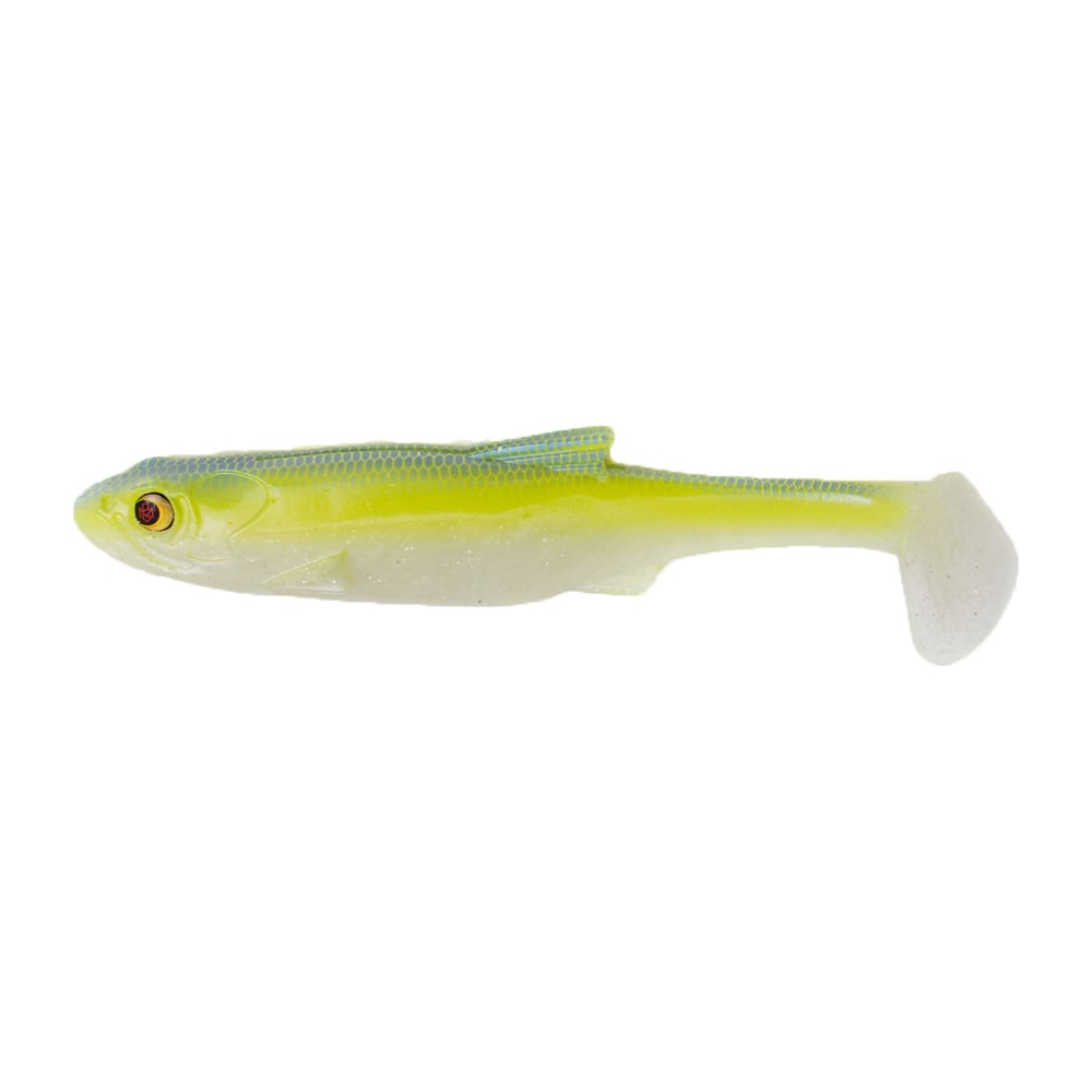 Bass Mafia Daingerous Swimbait Unrigged Chartreuse Blue