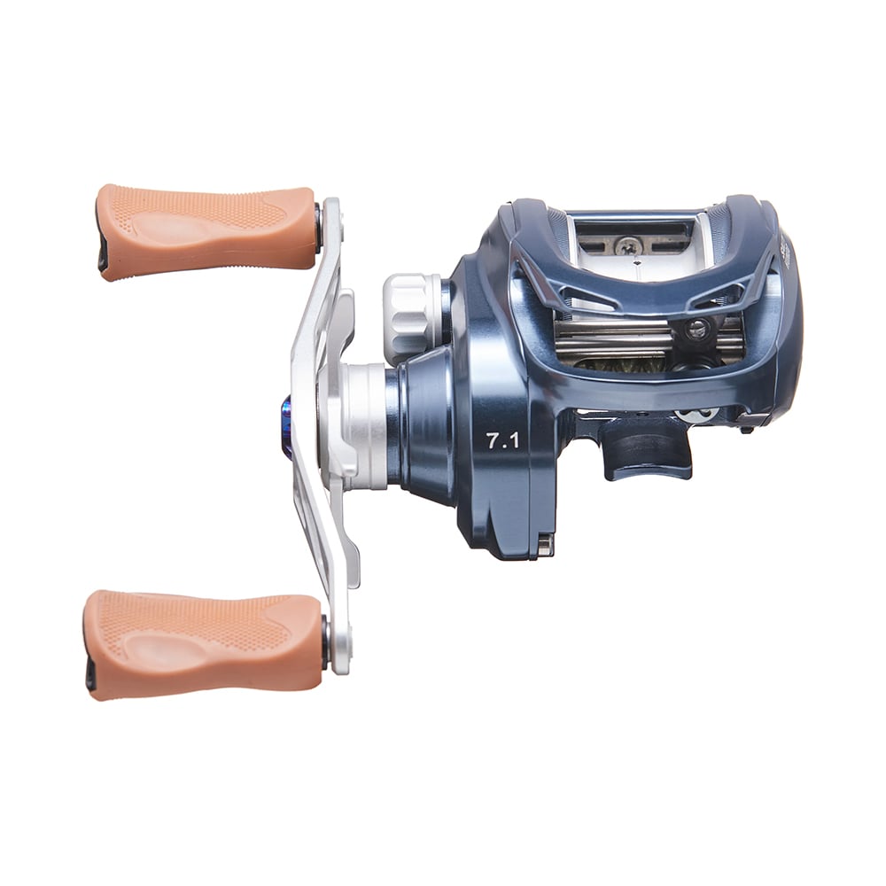 Bates Fishing Co. Salty Hundo Casting Reel 7.1:1 RH | BRSHRH711GM - Front