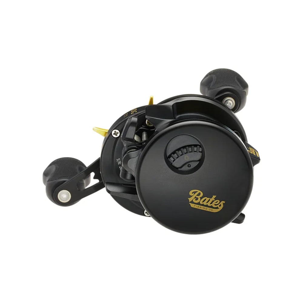 Bates Fishing Co. OG Casting Reel 7.1:1 RH | BROGRH711B - Side Plate