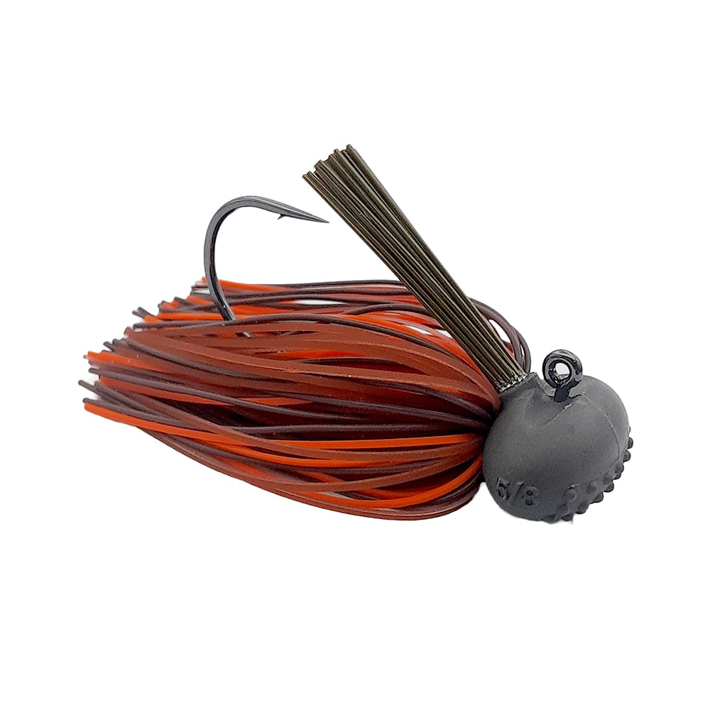 Beast Coast Fishing Tungsten Compound Baby Dozer Football Jig Stealth OG Brown Craw