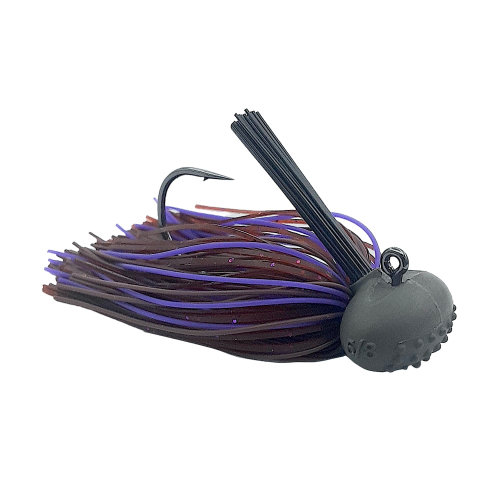 Beast Coast Fishing Tungsten Compound Baby Dozer Football Jig Stealth PB&J