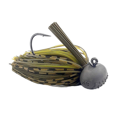 Beast Coast Fishing Tungsten Compound Baby Dozer Football Jig Stealth Pumpkin