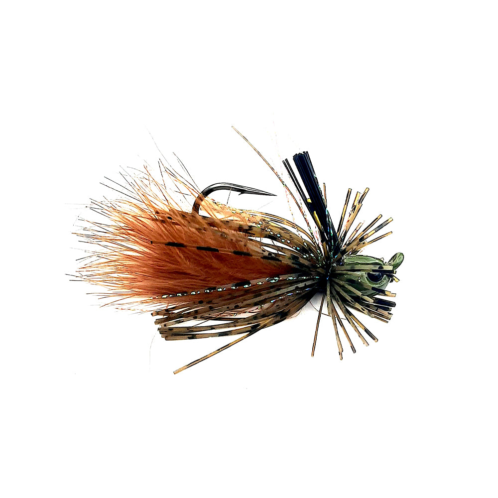 Beast Coast Hustler Hybrid Finesse Jig Pro Pumpkin