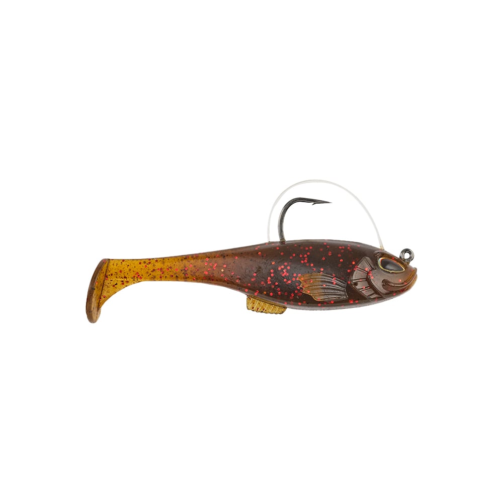 Berkley Powerbait Agent E Swimbait Green Pumpkin Red Flake