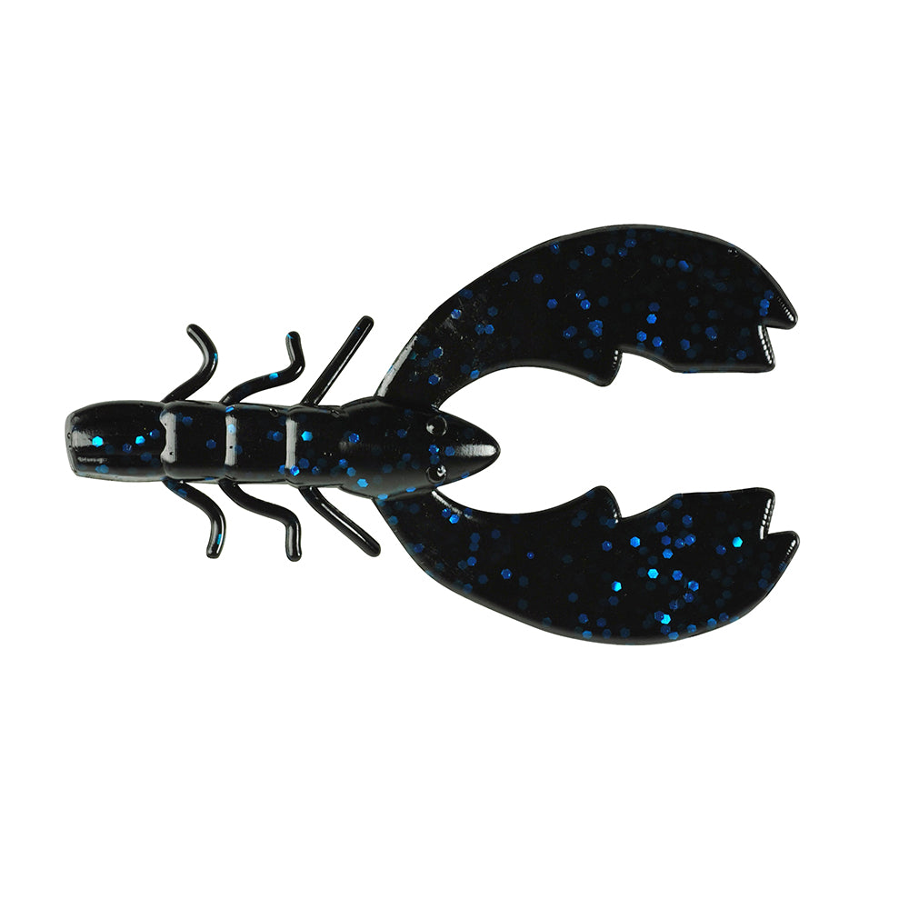 Berkley Powerbait Chigger Craw Black Blue Fleck