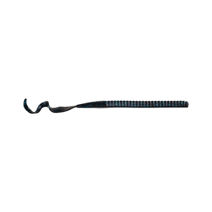 Berkley Powerbait Power Worm 12" Black Blue Fleck