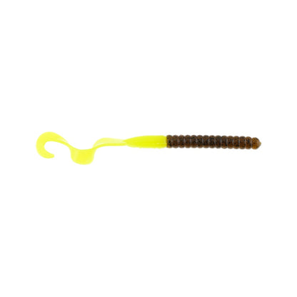 Berkley Powerbait Power Worm 7" Green Pumpkin Chartreuse