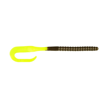 Berkley Powerbait Power Worm 10" Green Pumpkin Chartreuse