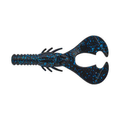 Berkley Powerbait Shape 108 Craw Black Blue Fleck