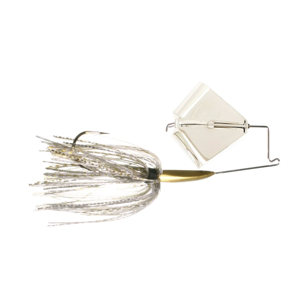 Boogerman Lures Buzzbait Silver Shiner Nickel Blade