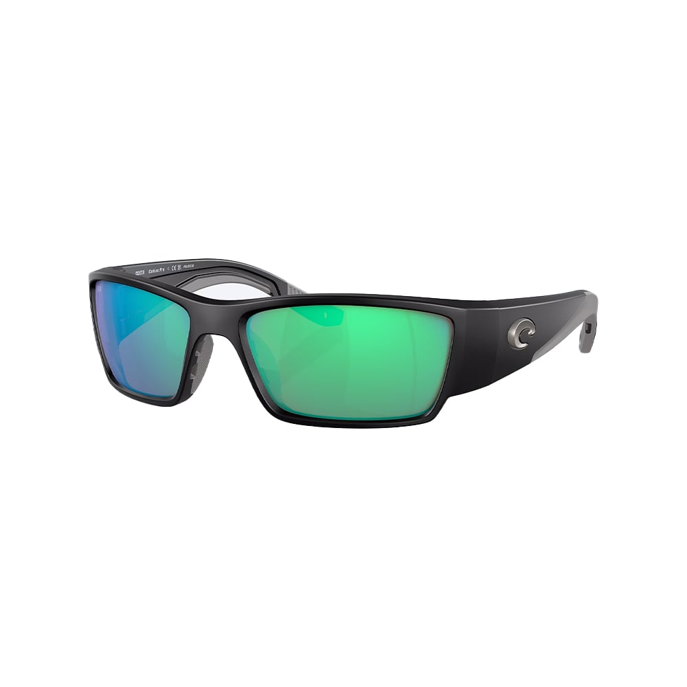 Costa Del Mar Corbina Pro Sunglasses Matte Black with Green Mirror