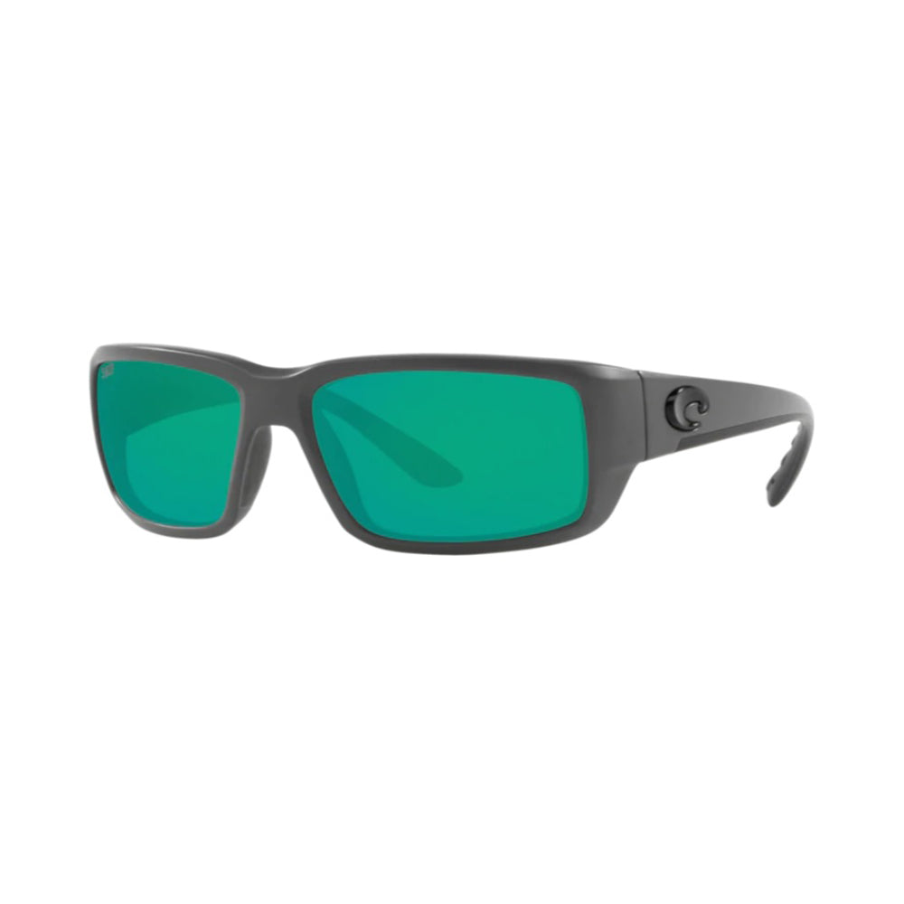 Costa Del Mar Fantail Matte Gray Sunglasses with Green Mirror