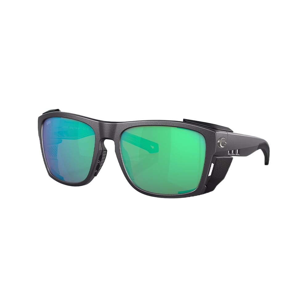 Costa Del Mar King Tide 6 Sunglasses Black Pearl with Green Mirror