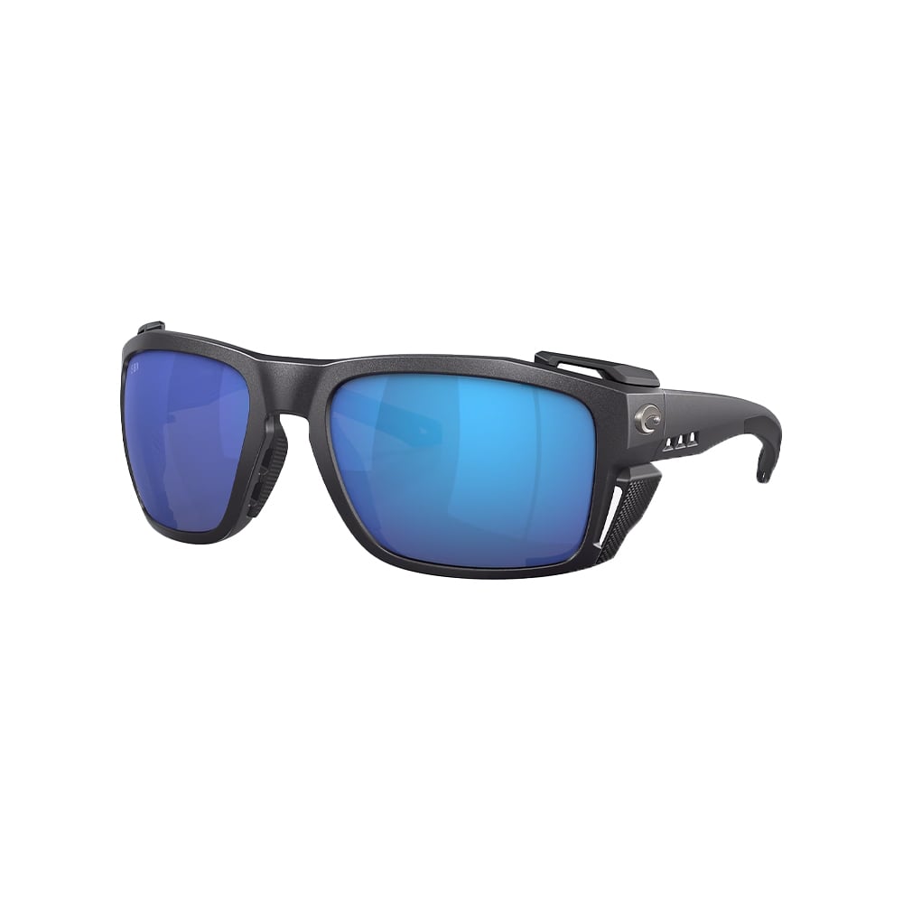 Costa Del Mar King Tide 8 Sunglasses Black Pearl with Blue Mirror