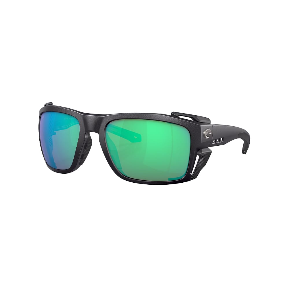 Costa Del Mar King Tide 8 Sunglasses Black Pearl with Green Mirror