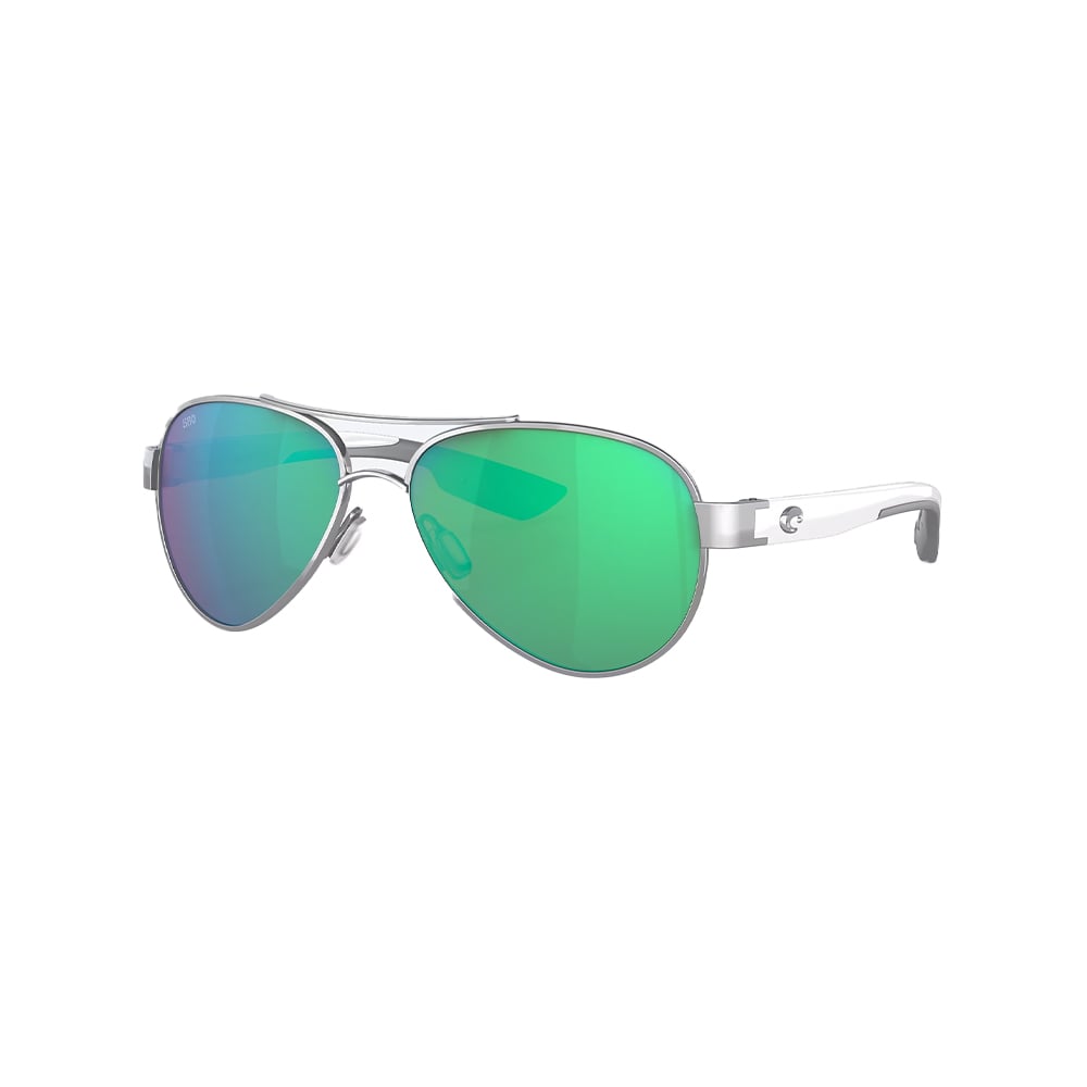 Costa Del Mar Loreto Sunglasses Palladium with Green Mirror