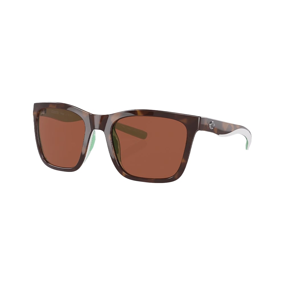 Costa Del Mar Panga Sunglasses Shiny Tortoise White Seafoam Copper