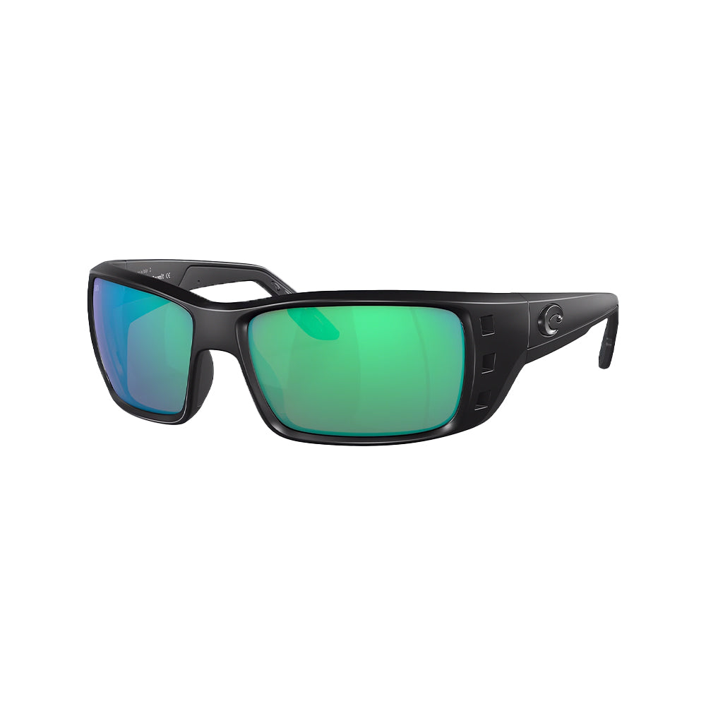 Costa Del Mar Permit Sunglasses Blackout with Green Mirror