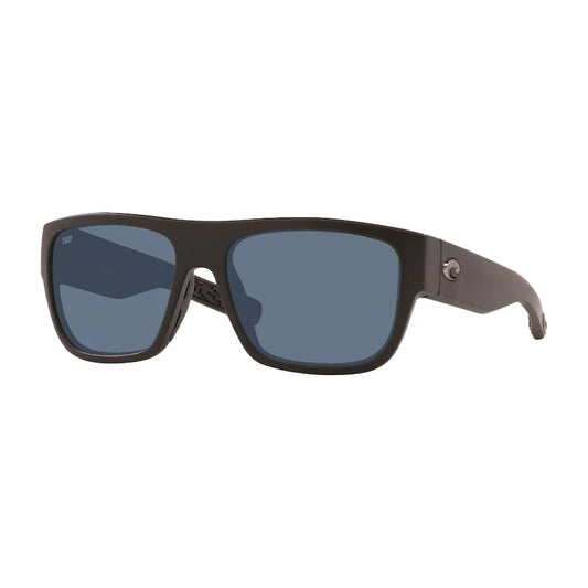 Costa Del Mar Sampan Sunglasses Matte Black Gray