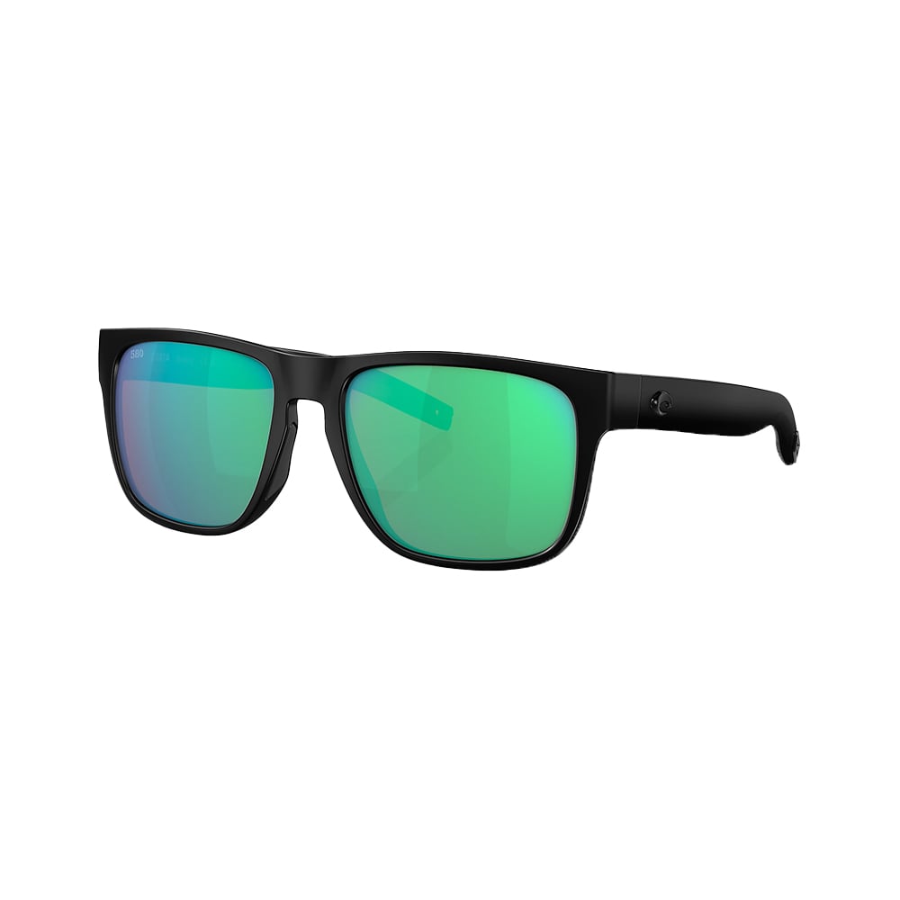 Costa Del Mar Spearo Sunglasses Blackout with Green Mirror