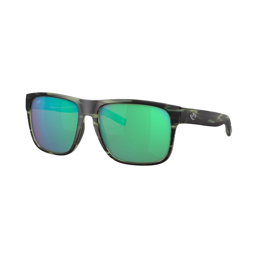 Costa Del Mar Spearo XL Sunglasses Matte Reef with Green Mirror