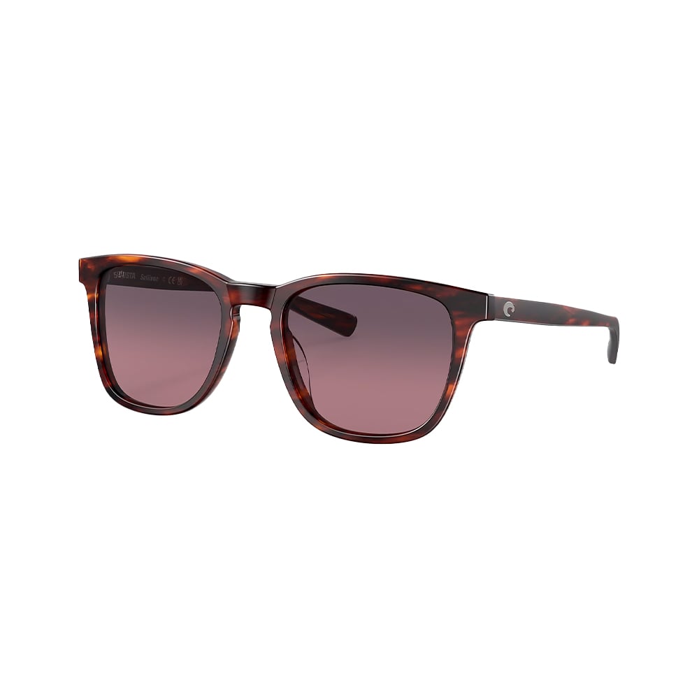 Costa Del Mar Sullivan Sunglasses Matte Tortoise with Rose Gradient