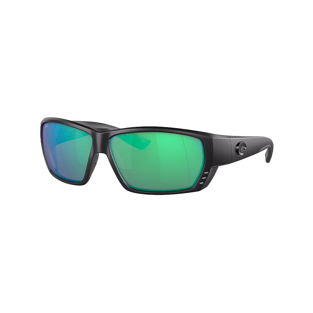 Costa Del Mar Tuna Alley Sunglasses Blackout Frame Green Mirror