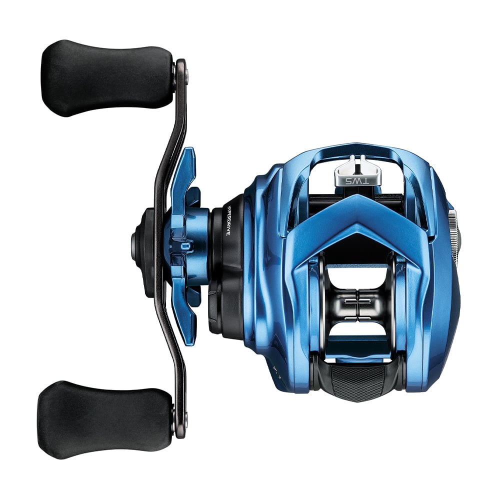 Daiwa Coastal TW80 Casting Reel Top Down