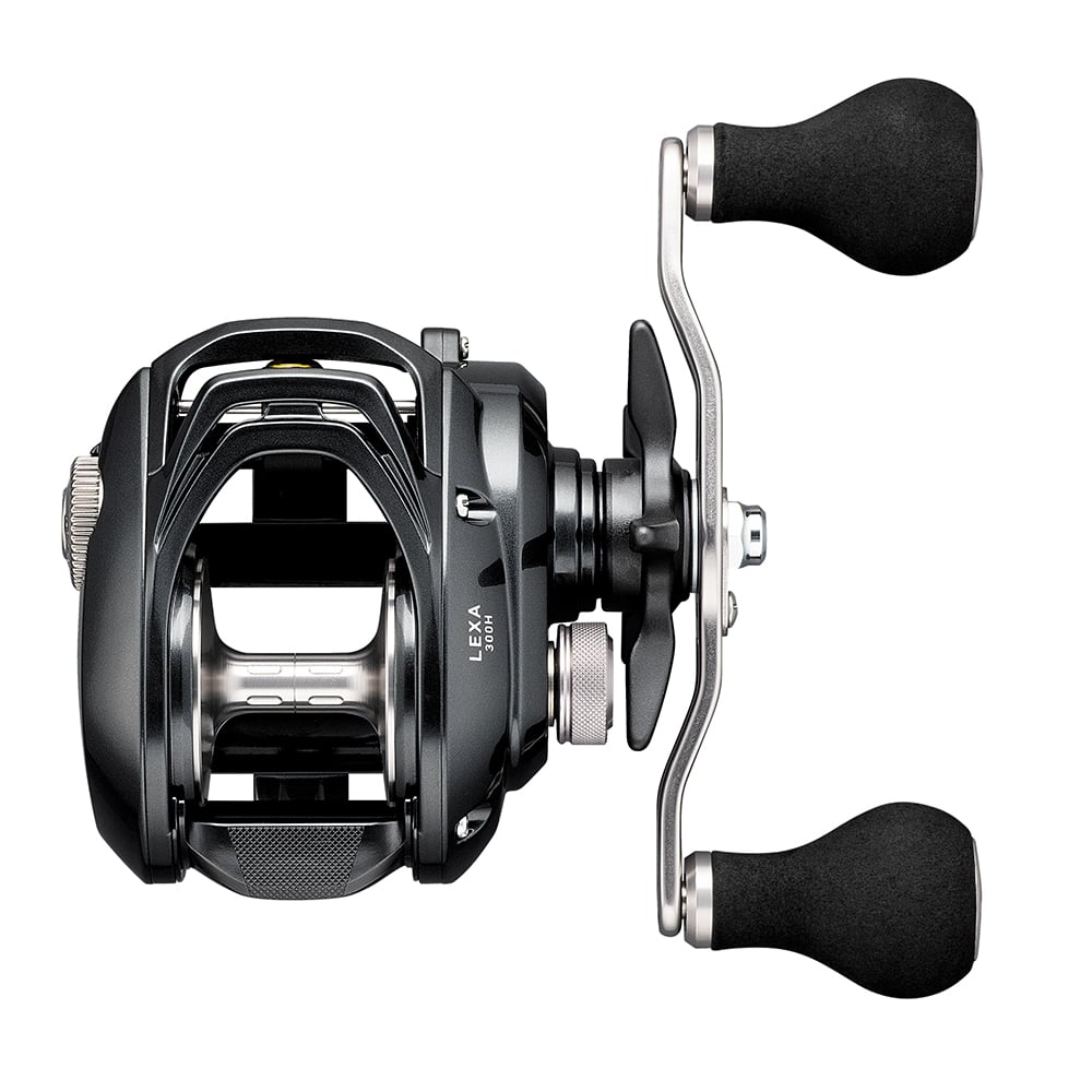 Daiwa Lexa 23 Casting Reel Dual Paddle Handle Top Down