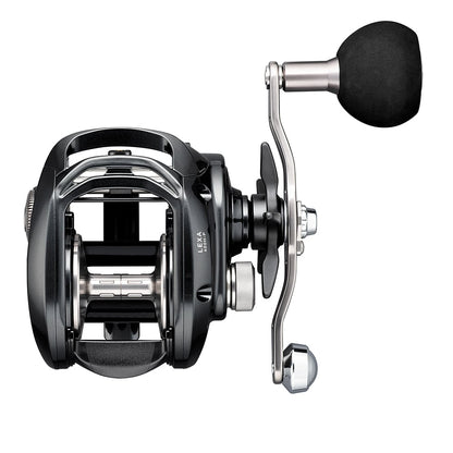 Daiwa Lexa 300 Casting Reel Power Handle Top Down