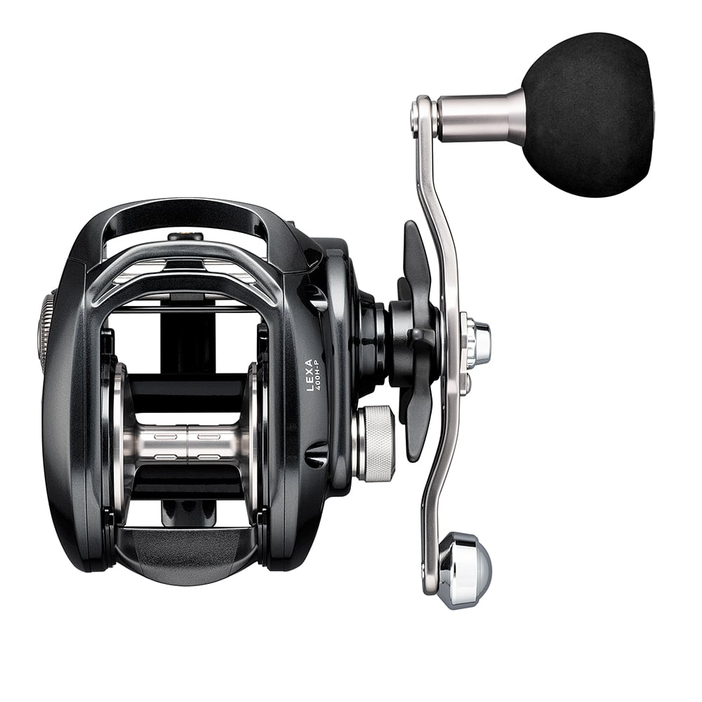 Daiwa Lexa 23 Casting Reel Power Handle Top Down