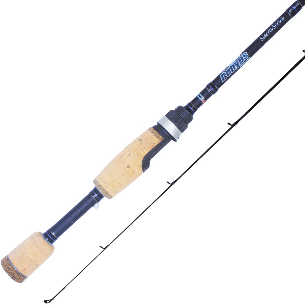 Dobyns Sierra Trout and Panfish Series Spinning Rod 2 Piece 7'4" Ultra Light | STP 740-2SF