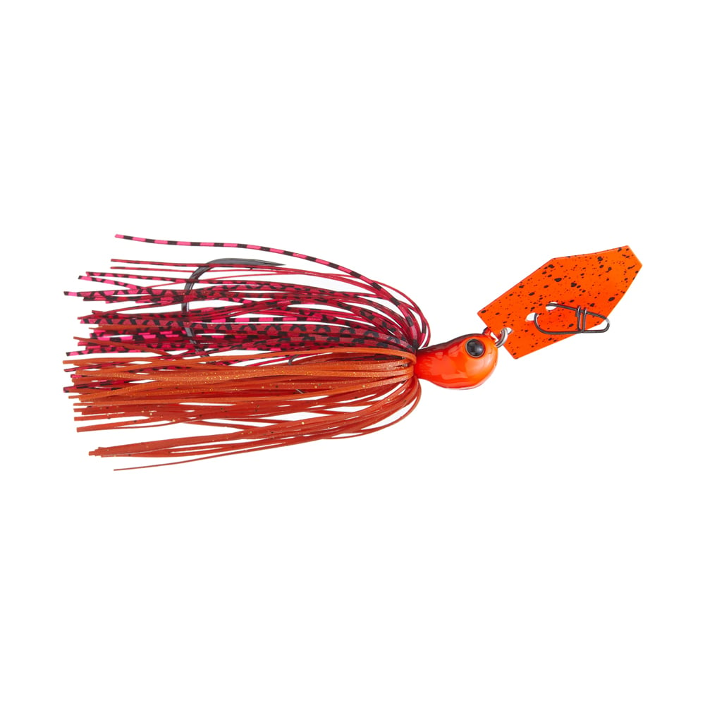 Z-Man Chatterbait Jack Hammer Fire Craw Orange Blade