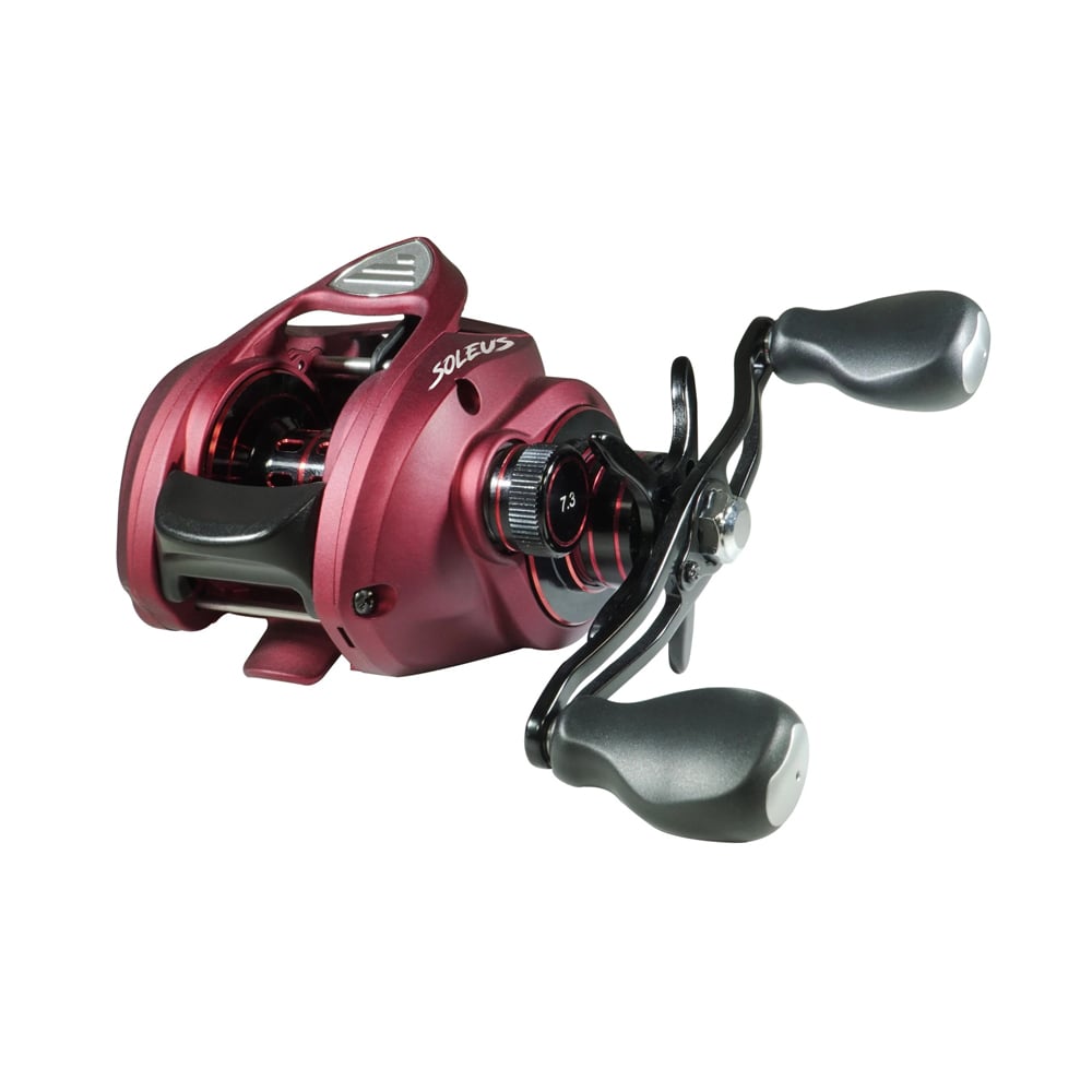 Favorite Fishing Soleus Casting Reel 6.6:1 Red Right Hand | SLSR6R