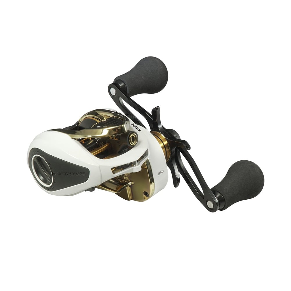 Favorite Fishing Soleus XCS Casting Reel 8.1:1 White Gold Left Hand | SLSW8XL