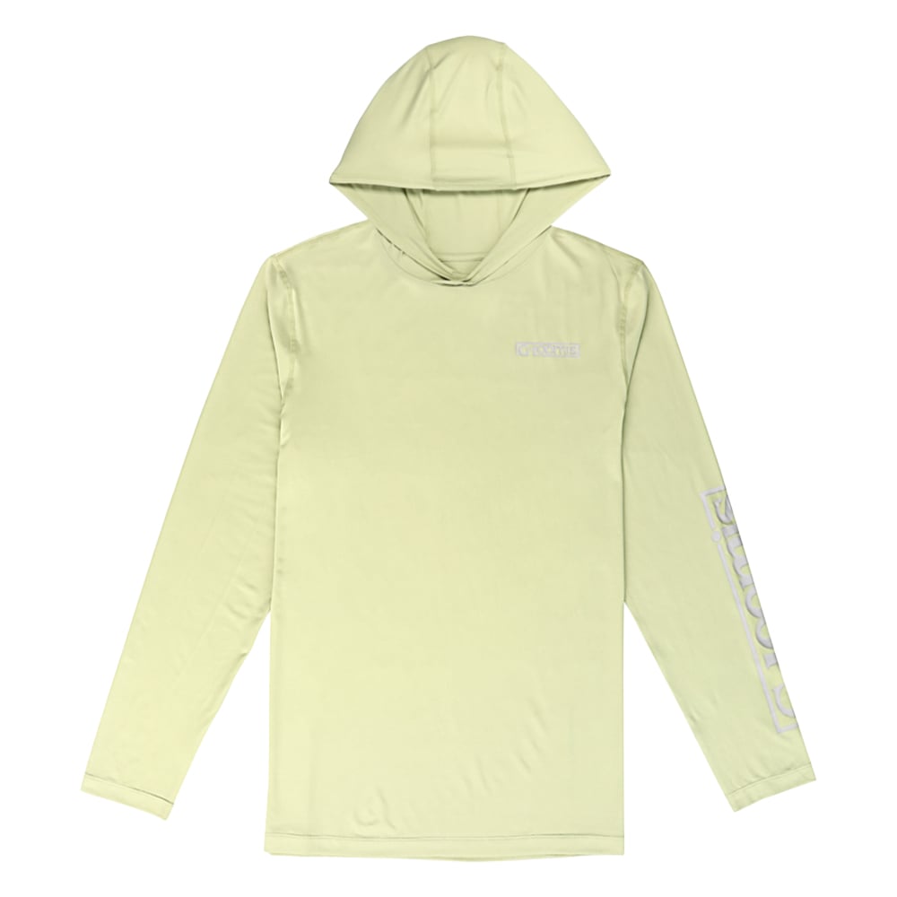 G. Loomis Long Sleeve Hooded Performance Tee Olive Front