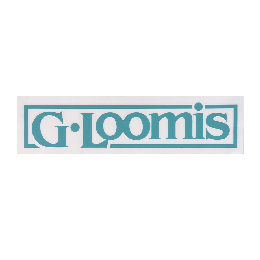 G. Loomis Block Logo Decal Green Small | GDECALSGN