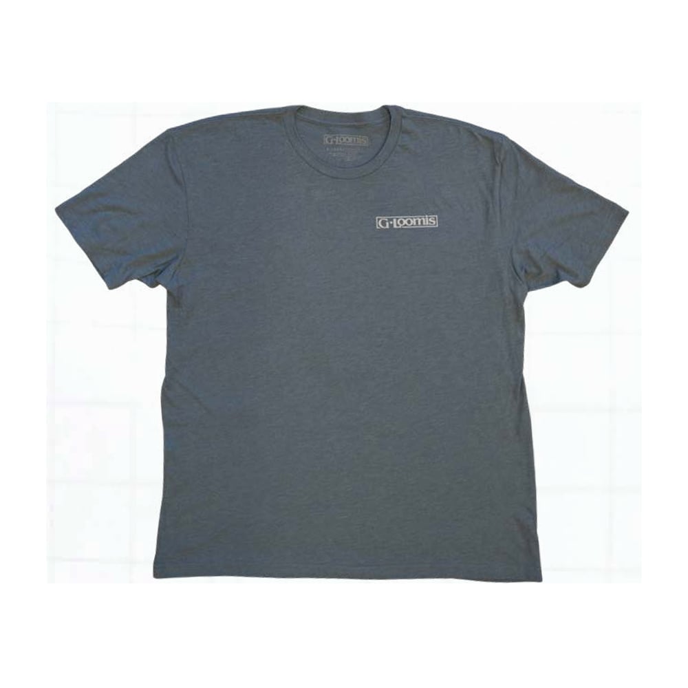 G. Loomis Short Sleeve Logo Tee Blue Small | GLOGOTEESSSBL