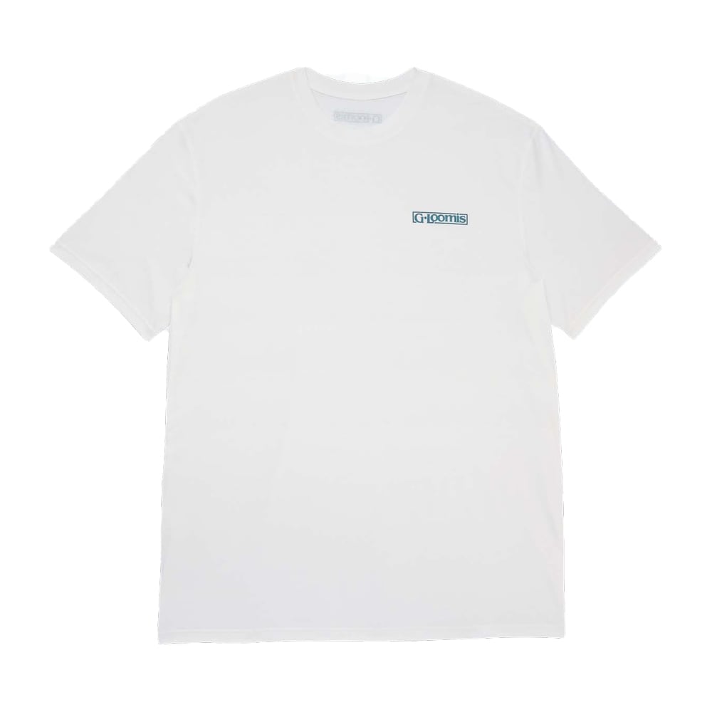 G. Loomis Short Sleeve Logo Tee White Small | GLOGOTEESSSWH